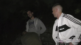 Naughty friends are doing blowjob to each other for some cash