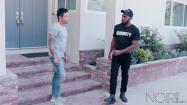 Tender Asian fag gets roughly fucked by bearded black hunk