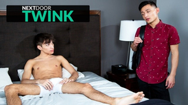 Incredible gay porno movie with two twink classmates