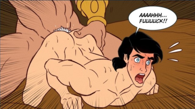 Gay cartoon porn with intense fucking with Disney hunks